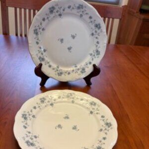 Johann Haviland Blue Garland Bavaria Germany Set Of 2 Dinner Plates 10" NEW